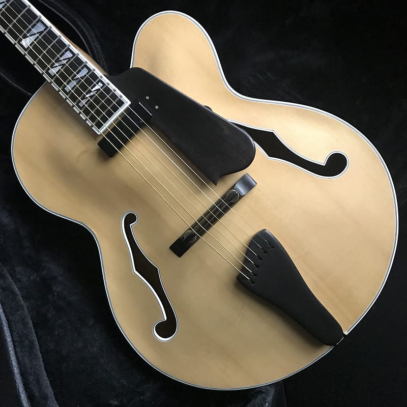 Les Korn Custom Archtop Jazz Guitar Blonde | Reverb