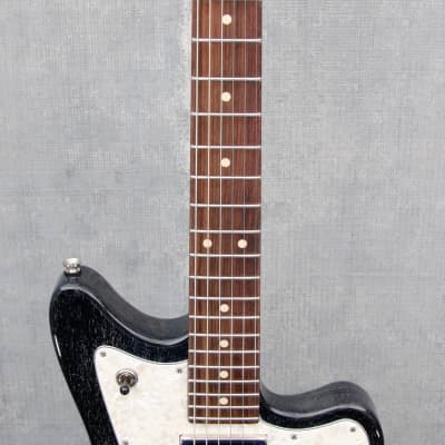 Used Tom Anderson Guitarworks Raven Superbird - Black w/ White Dog Hair image 6