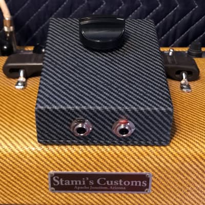 Stami's Customs - Blackout Tweedy Bird 8 Ohm 85 Watt Speaker Attenuator in Blackout Tweed image 3