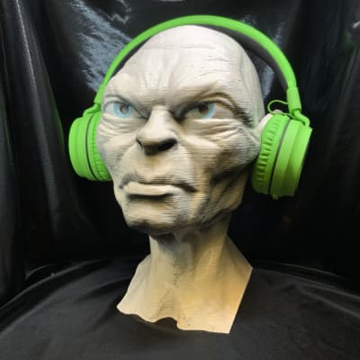 Gollum Headphone Stand! LOTR Headset Rack, like Sméagol/Hobbit/Elf/Troll/Orc/Ork image 5