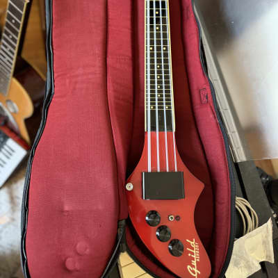 Guild Ashbory Bass 1980's - Red image 6