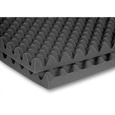 2" SonoMatt Acoustic Foam Panels (2-pack, 2'x8'x2", Charcoal) *Make An Offer!* image 1