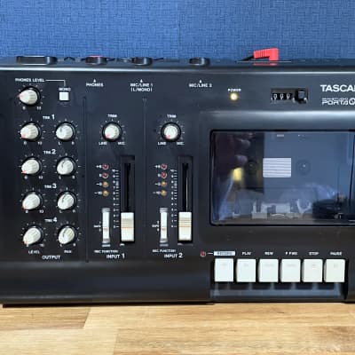 TASCAM Porta 02 Ministudio 4-Track Cassette Recorder - Black