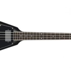 Burny FVB-65 SLS 4 String through Bass Guitar Silverburst | Reverb