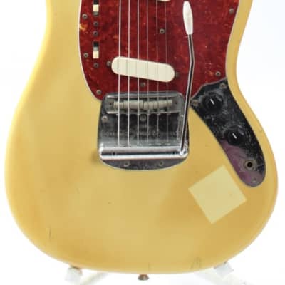 1990 Fender Mustang '69 Reissue vintage white image 1