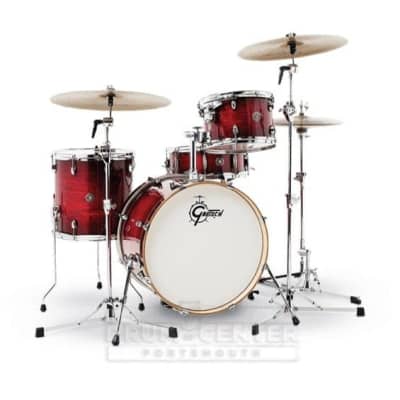 Gretsch Catalina Club 3pc Drum Set w/20"BD Gloss Crimson Burst image 1