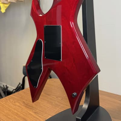 B.C. Rich Custom Shop Warlock 2025 - Transparent Red image 8