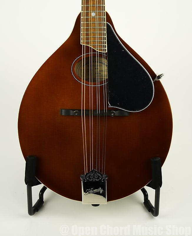 Kentucky KM-276 Deluxe Oval Hole A-Style Mandolin -  Transparent Brown image 1