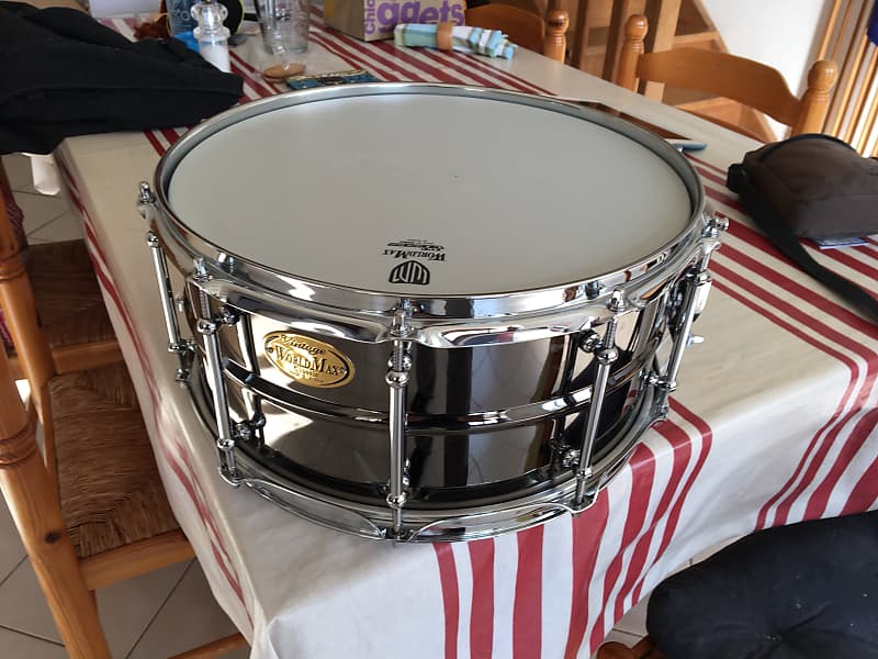 WorldMax - BKH-6514SH - Black Dawg 14 x 6.5 Snare Drum