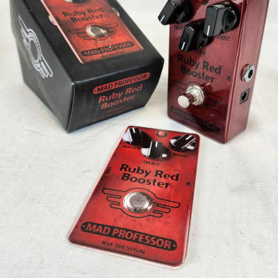 Mad Professor Ruby Red Booster Effect Pedal w/Master Volume, BJF