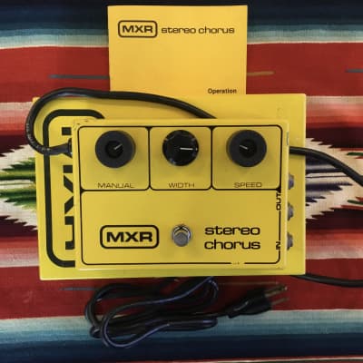 MXR Stereo Chorus 1979 ビンテージ Mxr Stereo Chorus 1979 Yellow Effect For Sale Hendrix Guitars