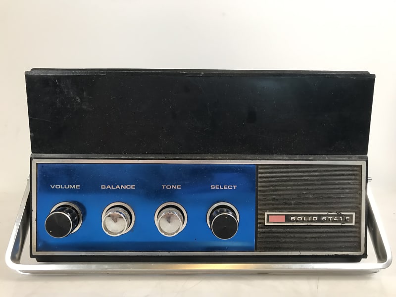 Solid State Lear Jet Stereo 8 Portable 8 Track  			