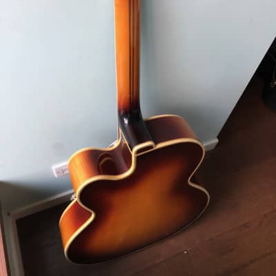 Albanus Professional 17" Archtop (1950's) - RARE and VIBRANT! image 9