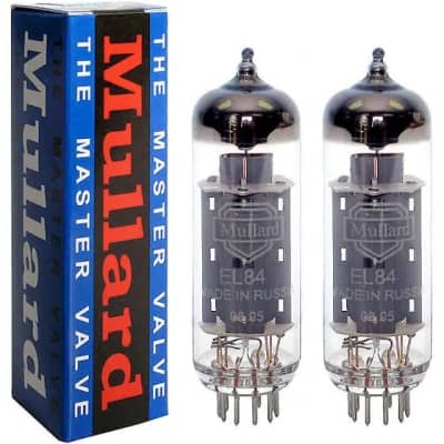 Mullard EL84 Platinum Matched Pair Power Tubes with 24-Hour Burn-In. New with Full Warranty! image 1