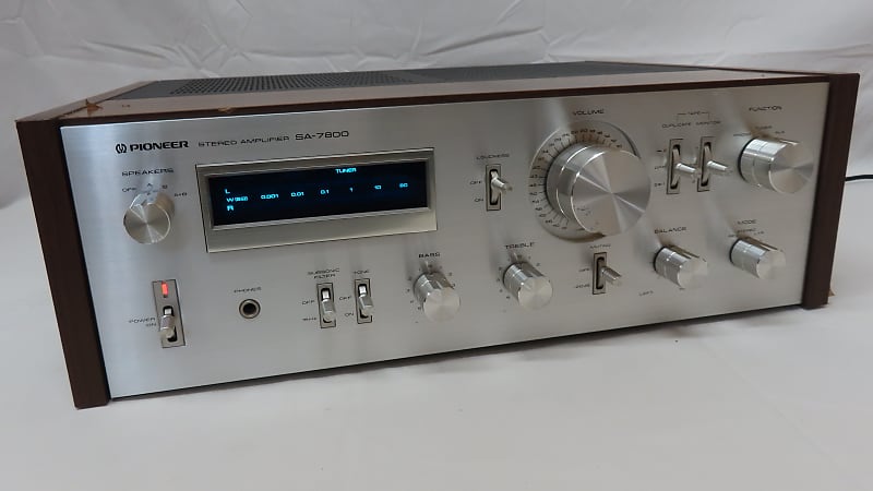 Vintage Pioneer SA-7800 Stereo Integrated Amplifier - Amp w/ Manual - Serviced image 1
