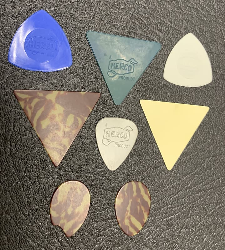 1940's 50's and 60's Herco guitar picks N.O.S. | Reverb