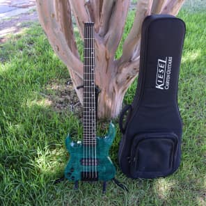 Kiesel Vader Bass 5 string, left handed model , 2017 , flamed top, gorgeous condition and tone image 16