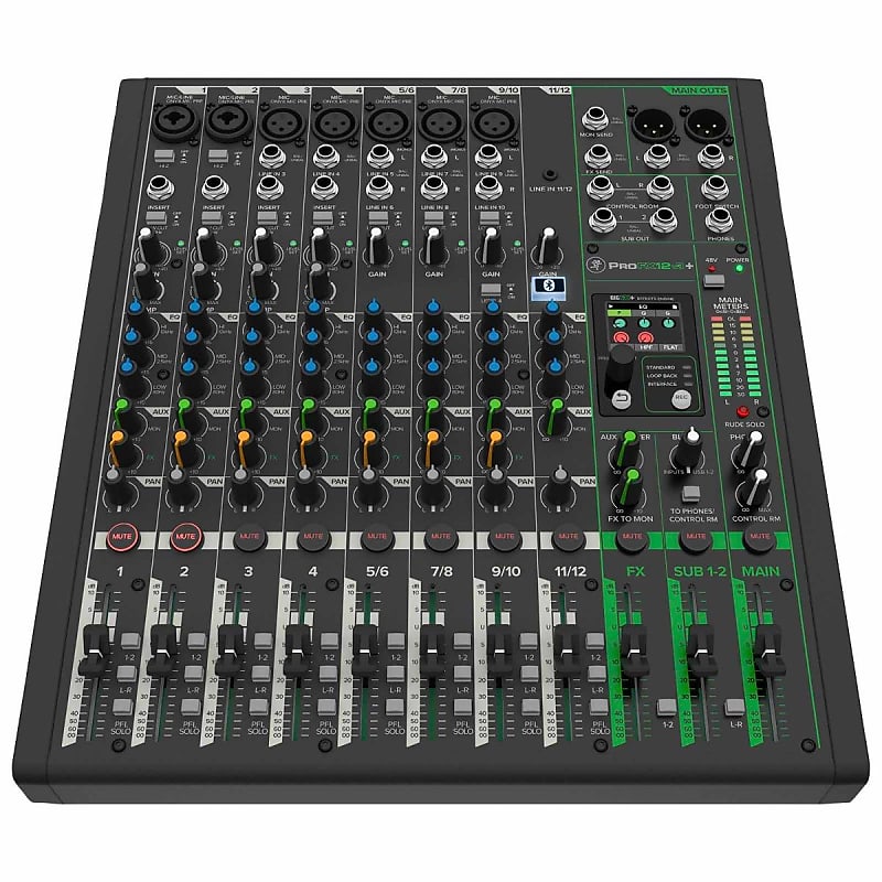 Mackie ProFX12v3+ 12-Channel Analog Mixer with Gator Cases Bag