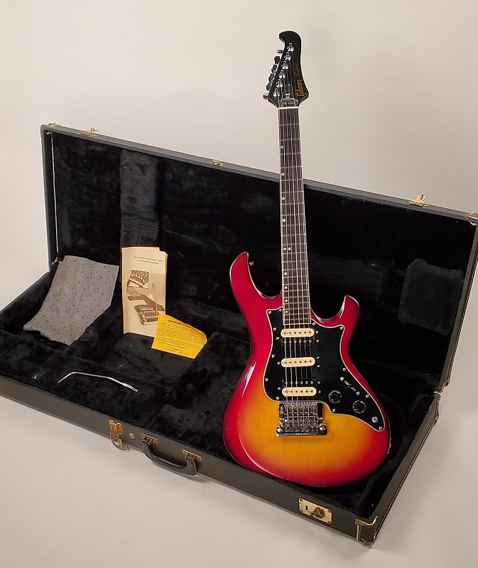 Immagine 1981 Gibson MVX Antique Cherry Sunburst w/Rare Super Tune Vibrola-1 Owner-1 of a Kind -Tags-w/OHSC ! - 1