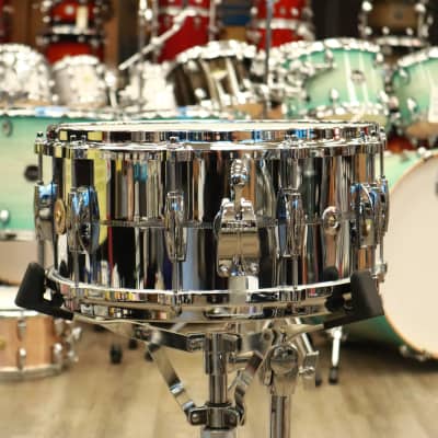 Gretsch USA Custom 6.5x14" Chrome over Brass Snare Drum image 5