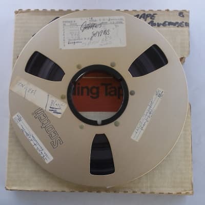 Scotch Master 10R-3600 Reel to Reel Tape + Case 7 1/2 IPS 3-Hours recording