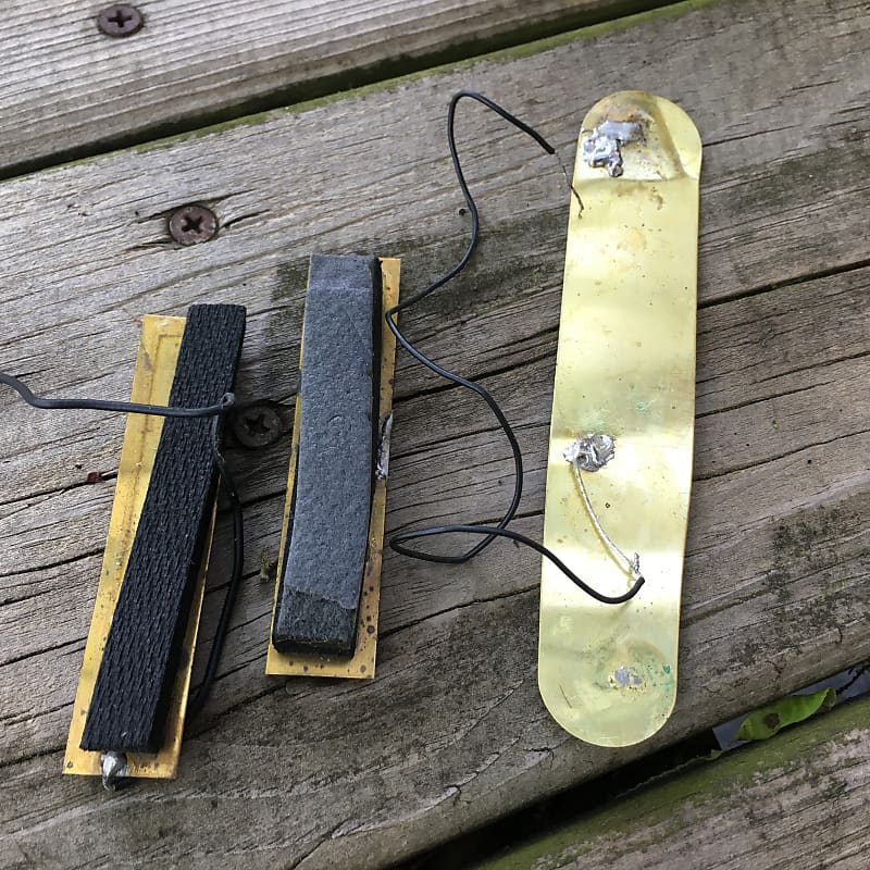 Fender Jazz Bass brass grounding plates set of 3 Reverb