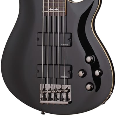 SCHECTER Bassgitarre, Omen-5, Gloss Black for sale
