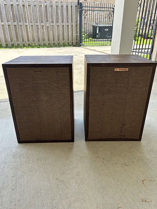 KLIPSCH HERESY SPEAKERS  			