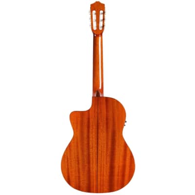 Cordoba C5-CE CD Solid Cedar Top / Layered Mahogany Acoustic-Electric Classical Guitar - Natural image 2