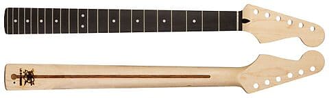 New Fender® Lic. Mighty Mite® Strat® style Ebony compound radius finished neck image 1