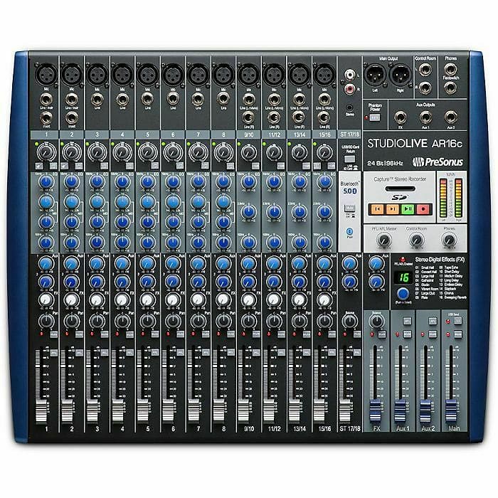 PreSonus StudioLive AR16c 18-Input Mixer / Digital Recorder / Audio Interface image 1