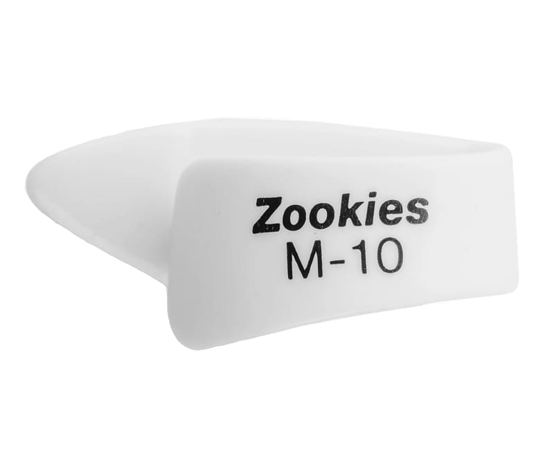 Dunlop Zookies Medium Thumbpicks 10 Degree Angle - 4 Pack image 1