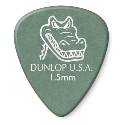 Dunlop Gator Grip Picks, Green, 1.50mm Gauge, 72-Pack image 2