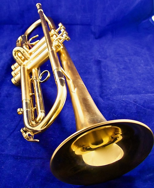 Pre Owned Edwards X 13 Trumpet in brushed polished gold plate Incredible instrument