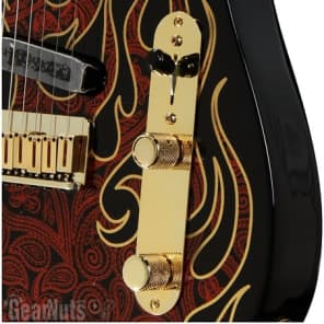 Fender James Burton Telecaster - Red Paisley Flames image 4