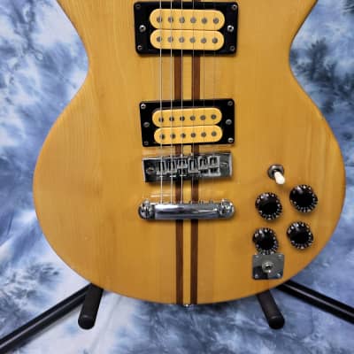 RARE Vintage 1970 Arirang by Samick Korean Neck Thru Dual Humbucker Maple Guitar Pro Setup New On Stage Gigbag image 2