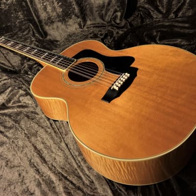 Guild JF65-12 String Jumbo 1995 Westerly Rhode Island Highly Figured Maple Archback Flame Neck F412 image 10