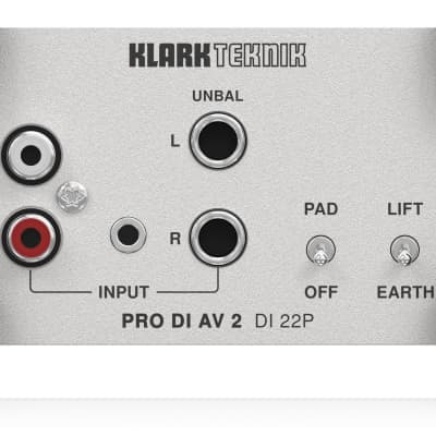 KLARK TEKNIK PRO DI AV 2 DI 22P 元箱付き Klark Teknik DI 22P PRO DI AV 2 Professional Passive Stereo