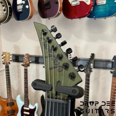 Jackson USA Custom Shop SL1H Soloist Electric Guitar w/ Case-Olive Drab Green image 10