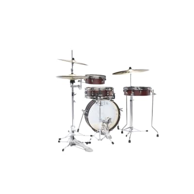 Tama LJK48PBN Club-JAM Pancake Set Burgundy Walnut Wrap - Drum Shell Set image 3