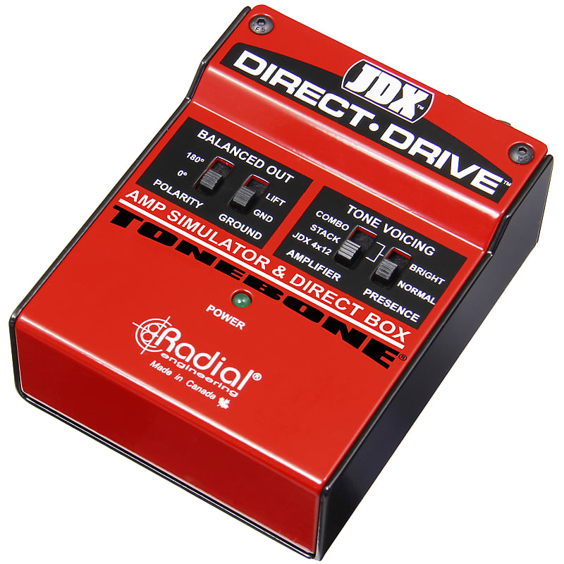 Radial JDX Direct-Drive Amp Simulator and DI Box image 1
