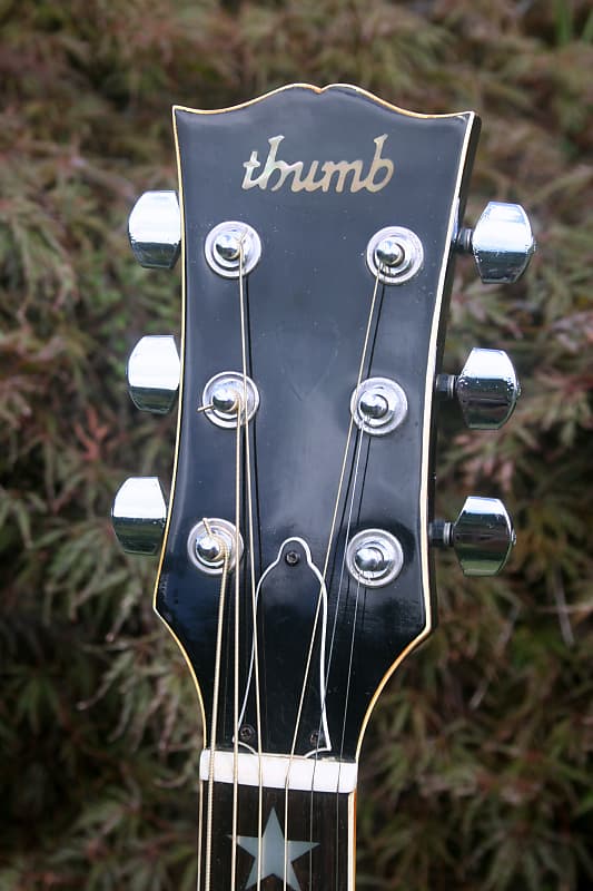 1974 thumb Everly Brothers Jumbo Guitar copy GJ300B by Terada Gakki -  Black+Hard Case | Reverb