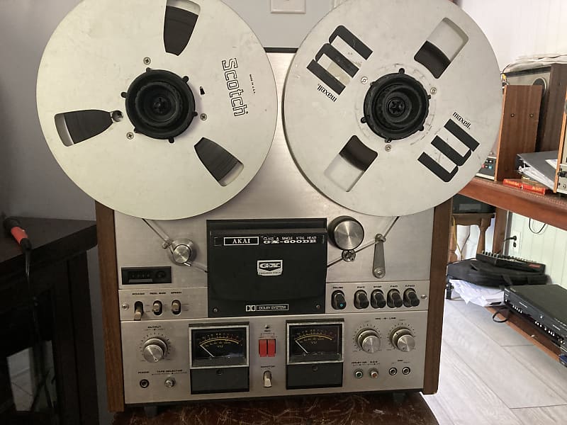 SEE VIDEO! AKAI GX 600DB DOLBY 10.5 Inch 4 track Stereo reel to reel tape  Deck recorder
