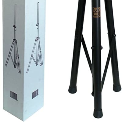 MR DJ SS450B Speaker Stand Universal Black Heavy Duty Folding Tripod P – Mr  Dj USA