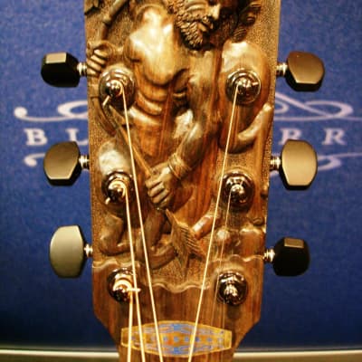 Blueberry  Handmade Acoustic Dreadnought Guitar Sagittarius (Archer Zodiac) for sale