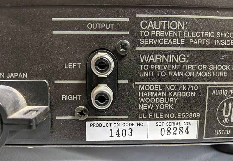 Harman Kardon HK-710 Linear Phase Stereo FM/AM Tuner - 1980