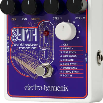 Electro-Harmonix SYNTH9 Synthesizer Machine Pedal w/ EHX Power Supply! image 3