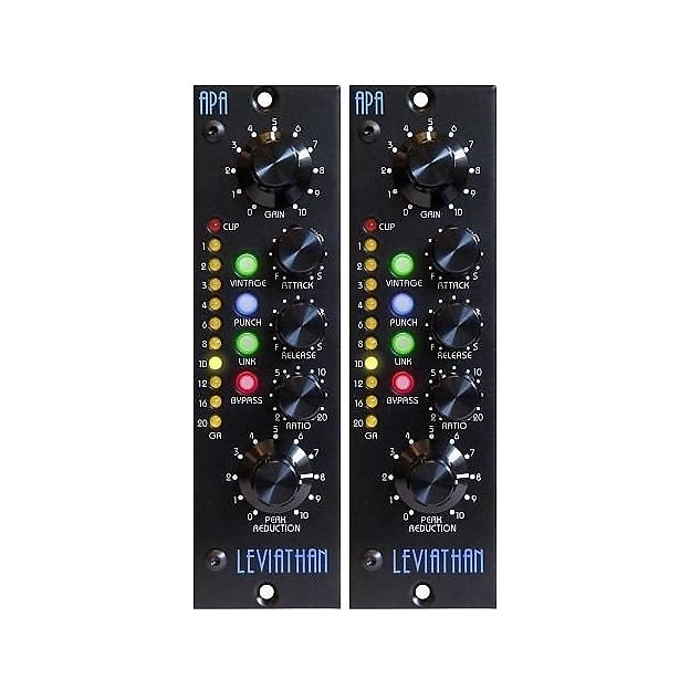 APA Leviathan 500 Series Opto Compressor Matched PAIR -La-3a & La-2a Inspired,Vintage mode -In Stock image 1