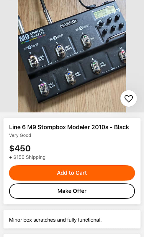 Line 6 M9 Stompbox Modeler | Reverb Canada