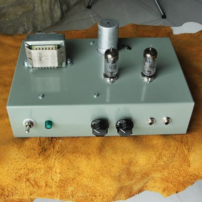 Boutique Handmade Dual Tube Pentode Pre Amp handmade point to point with 2 separate channel's imagen 2